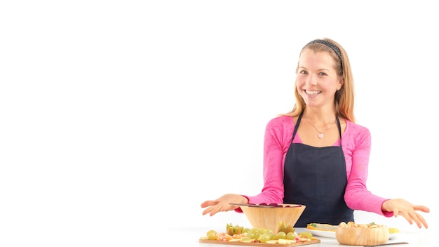 Uśmiechnięty kucharz